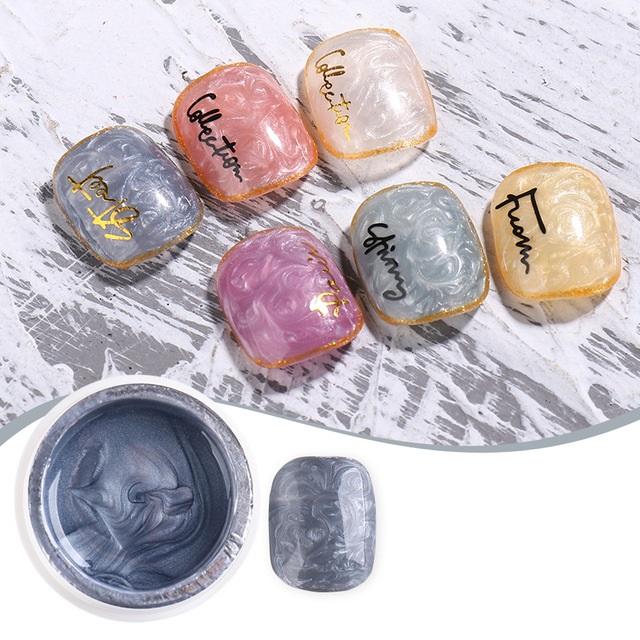 Rudens ziemas diegu nagu želeja Aurora nagu laka pērļu diegu želeja pēdu nagu mākslas UV želeja