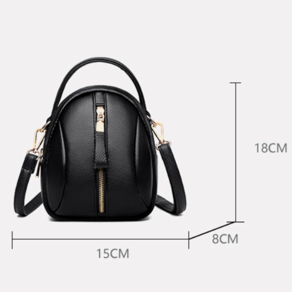Multi-layer Women Shoulder Phone Bag PU Leather Cell Phone Purse  Female Lady Girl