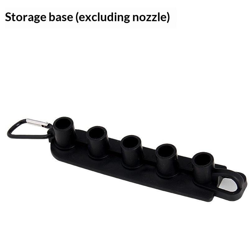 

Universal Pressure Washer Tips Multiple Degrees Nozzle 1/4 Inch Quick Connect With Nozzle Holder 5 Spray Nozzle Tips