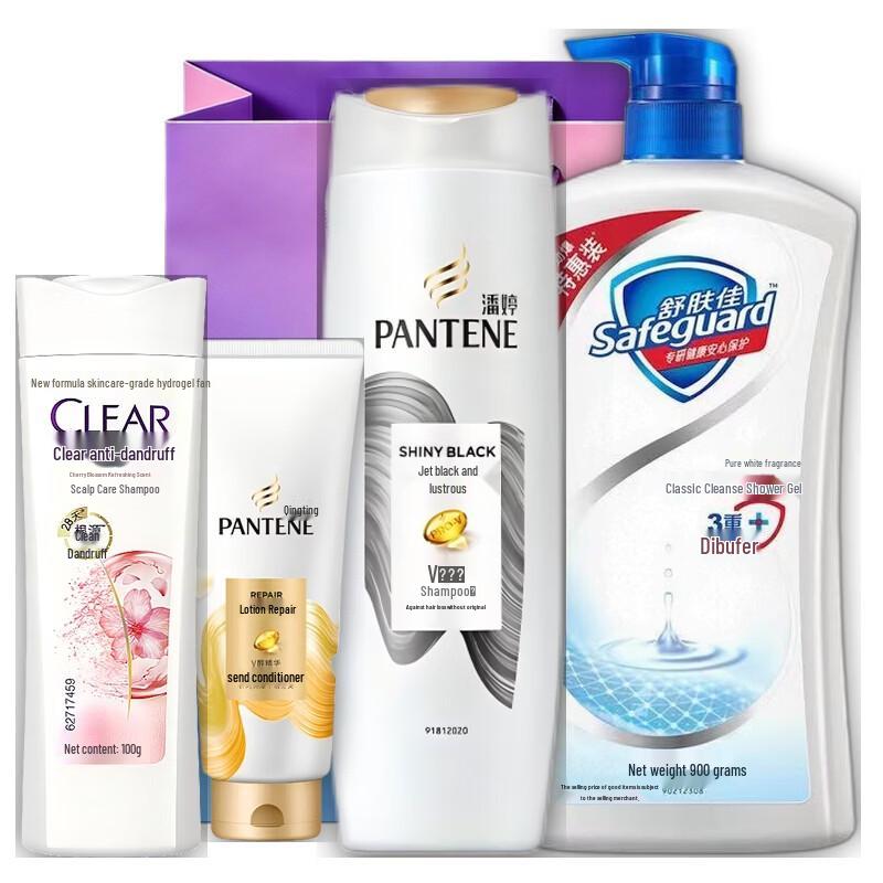 Safeguard Pure White Fragrance Body Wash and Shampoo Gift Set