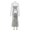 Rochie de Seară Sexy Fără Bretele Modă Haute Couture Ethos Culoare Solidă Versatilă Rochie Coadă de Pește