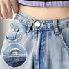 6pcs-Adjustable Detachable Jeans Button Sew Free Vintage Metal Button Garment Button Accessory I-button