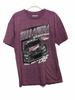 NASCAR Talladega Superspeedway Mens Purple T-Shirt Short Sleeve Cotton Size L