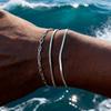 Dames Dunne Kettingarmband, Nooit Verkleurend Roestvrij Staal Verstelbare Polsband, Minimalistische Hip Hop Sieraden Cadeau