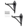 2Pcs Iron Wall Hooks Load Capacity 30lbs Easy Installation Hanging Rack Indoor Outdoor Living Room Bedroom Decor