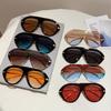 Fashion sunglasses women's high-end UV-proof toad glasses European and American new large-frame personalized sunglasses street shooting