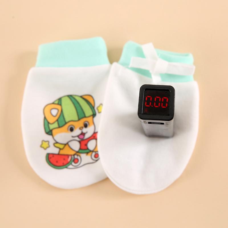 Gants Bébé Respirants en Maille Anti-Rayures - Mordables, Protection des Mains Printemps/Été pour Nouveau-nés