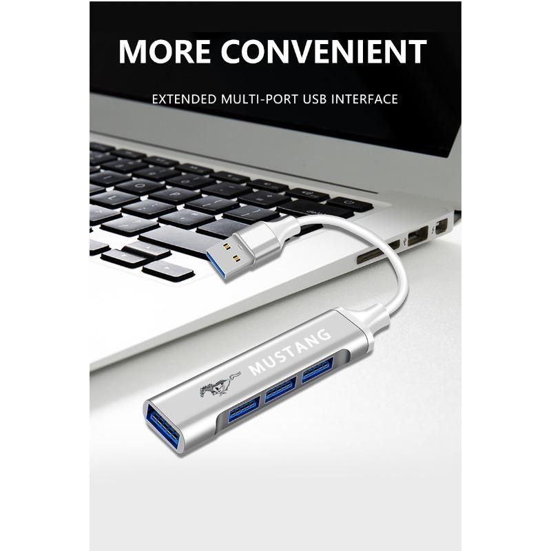Neuer Typ-C auf USB Adapter Multi-Port Verteiler Hub Autozubehör Für Ford Fiesta Mondeo Focus Fusion Escape Shelby Edge Kuga