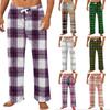 Men's Plush Pajama Pants with Print for Casual Home Wear