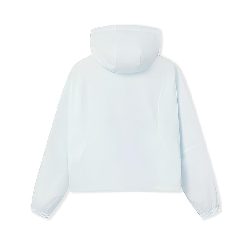 FILA White Casual Loose Sports Jacket Women jackets F11W623702F-TQ
