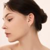 Westisland Oval One-Touch Earrings Yg_Wi5082425
