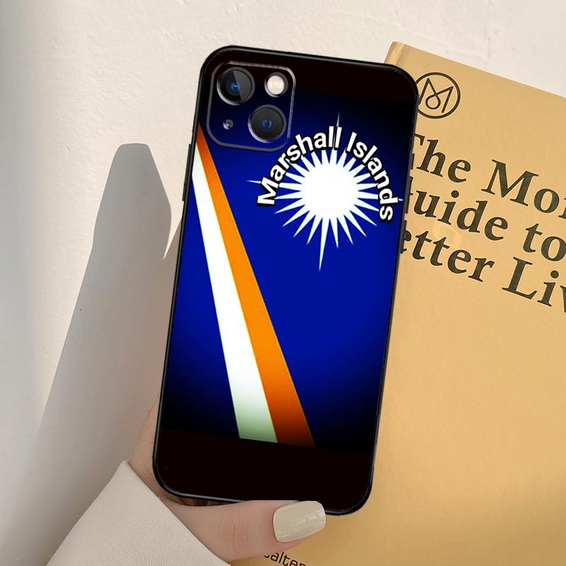 Marshall Islands Flag Phone Case For iPhone 17 16 15 14 13 12 11 Pro Max mini XR 16e 15 16 Plus 17 Air Full Cover