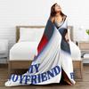 Off Campus Garrett Graham Flannel Blanket Winter Super Warm Throw Blanket for Child Living Room Funny Bedspread Sofa Bed Cover