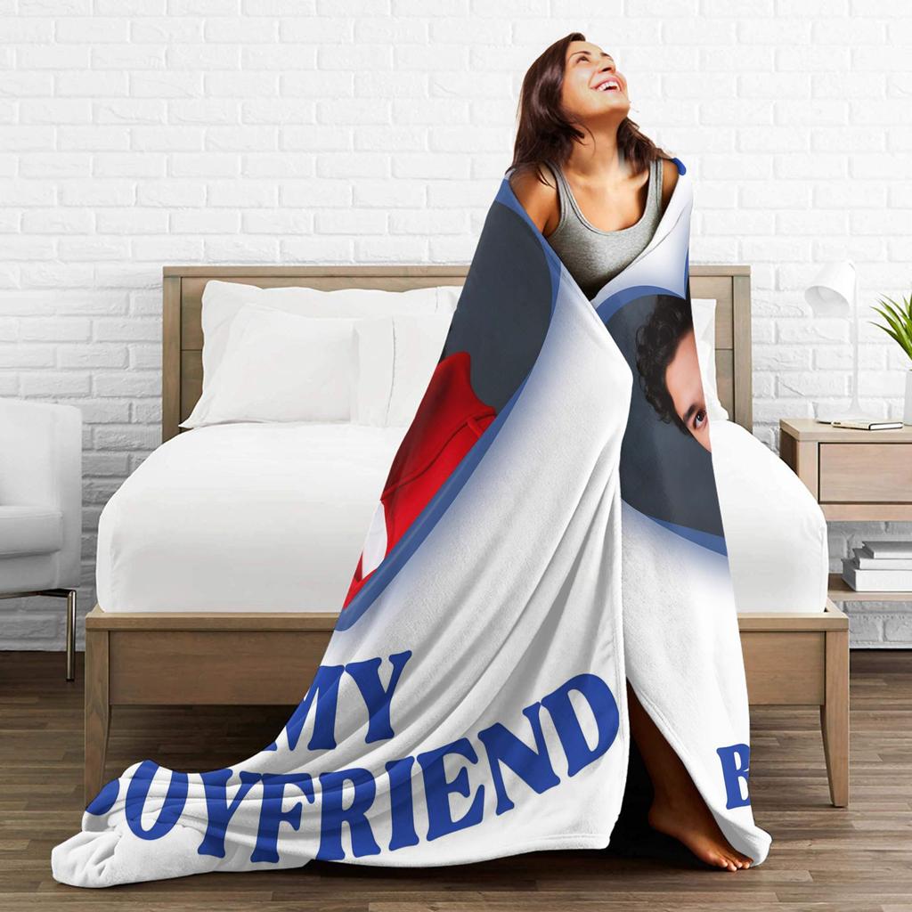 Off Campus Garrett Graham Flannel Blanket Winter Super Warm Throw Blanket for Child Living Room Funny Bedspread Sofa Bed Cover