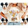 Toy Story Slinky Dog Mickey Balloon Tshirt Women Casual Cotton Tshirt Cartoon Graphic Tee Unisexs Shirts Women Tshirts