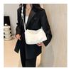 Soft Leather Large Capacity Artistic Shoulder Bag Korean Commuter Underarm Bag Fashion Relaxed Tote Bag Women