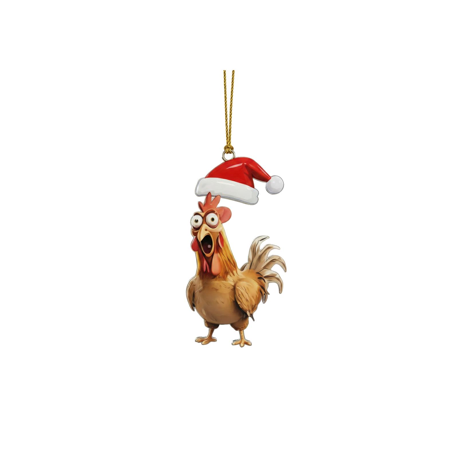 

2D Thanksgiving Turkey Pendant, Christmas Tree Pendant, Home Decoration, Acrylic Pendant One Size