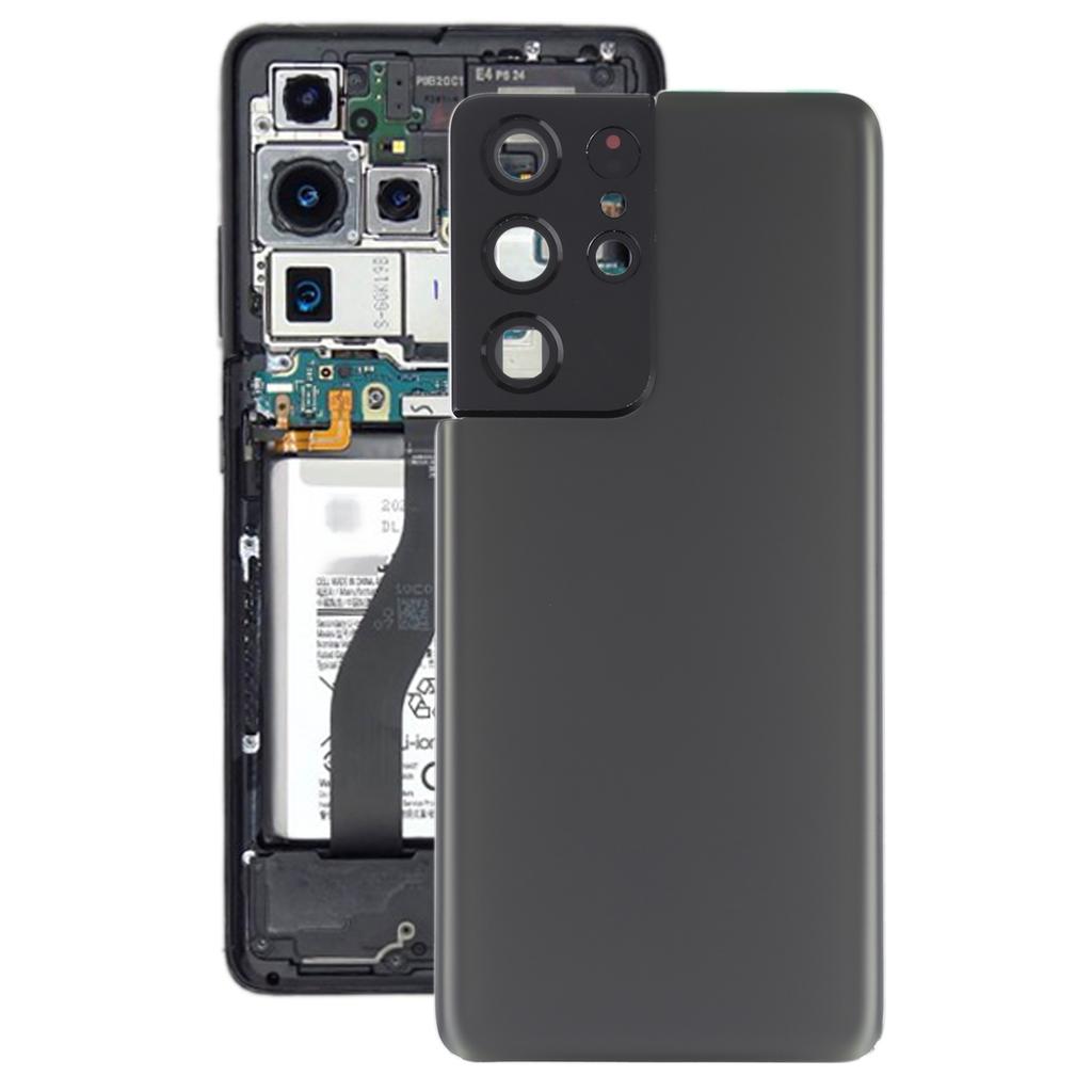 For Samsung Galaxy S21 Ultra 5G Battery Back Cover with Camera Lens Cover Replacement Phone Repair Parts