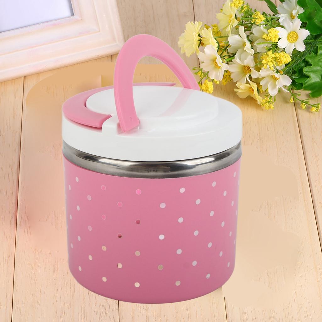 1-lagers rostfritt stål isolerad termisk matlåda matbehållare varm matbehållare matförvaringslåda termisk matlåda