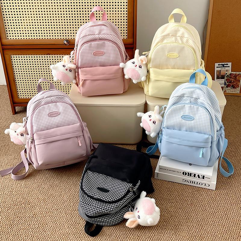 Japanese ins style soft girl cute girl backpack new Korean version small fresh middle school student travel small backpack