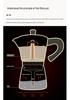 Cross Mocha Pot Espresso Maker: Portable Italian-Style Coffee Utensils Set for Home Use