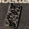 White Black Sex Lace Clear Phone Case For Samsung Galaxy S26 S25 Ultra S24 S23 FE S22 S21 Plus S20 A73 A72 A71 Silicone Cover