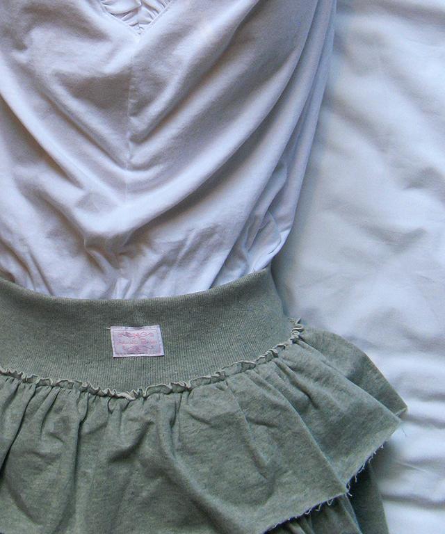 Ronron Cancan Ruffle Pantskirt Gray