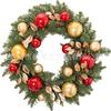 Christmas Wreath Door Hanging Decor Home Mall Window Party Festive Simulation Ornament