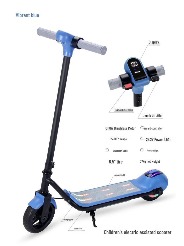 Electric Two-Wheel Children's Scooter - Commuter Toy