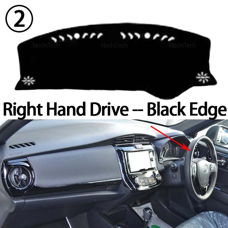 Für Toyota Fielder AXIO 2014 2015 2016 2017 2018 2019 Auto Armaturenbrettabdeckung Dashmat Brettpolster Teppich Dashmat Anti-UV-Matten