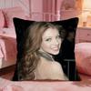 MMichelle TTrachtenberg Cushion Cover Premium Comfort Reversible Pillow Cove Two In One Design For Any Room  Car Interior