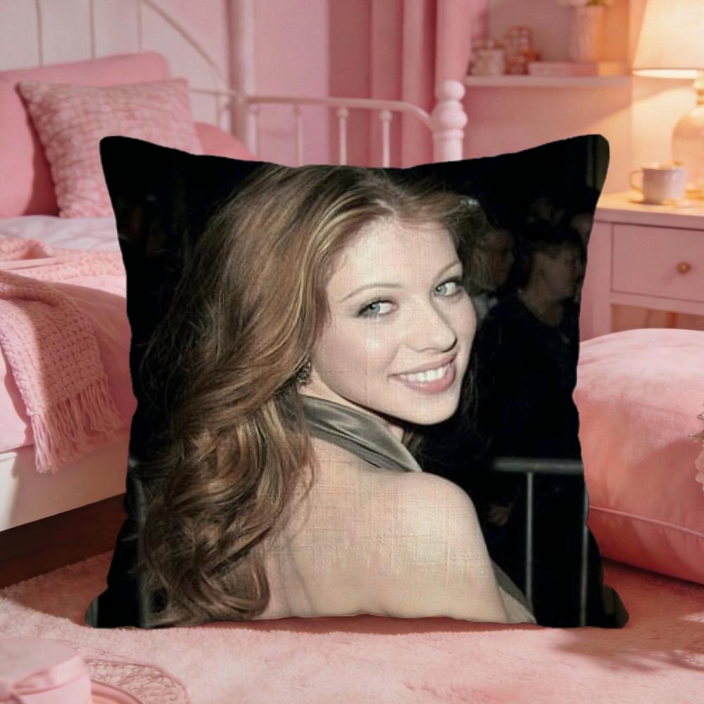 MMichelle TTrachtenberg Cushion Cover Premium Comfort Reversible Pillow Cove Two In One Design For Any Room Car Interior