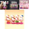 Entzückendes Hello Kitty Miniatur-Puppenhaus-Dekor Acht-teiliges Set Perfekt für Kuchen und Gärten