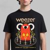 2026 Heiße Weezer The Gathering Tour Vintage Rockposter Grafik T-Shirt Herren Damen Leicht Gedruckt Kurzarm Lässig Outdoor Baumwoll-T-Shirt