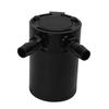 2 Port Oil Catch Can with Drain Valve 300ml Aluminum Alloy Universal Oil Catch Baffled Tank