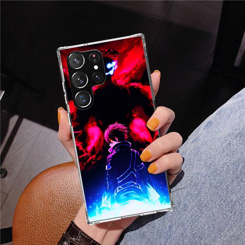 Sword Art Online Kirito Phone Case For Samsung Galaxy S24 S25 Edge S26 Ultra S23 S22 S21 Plus S20 FE + Personalized Print Cover