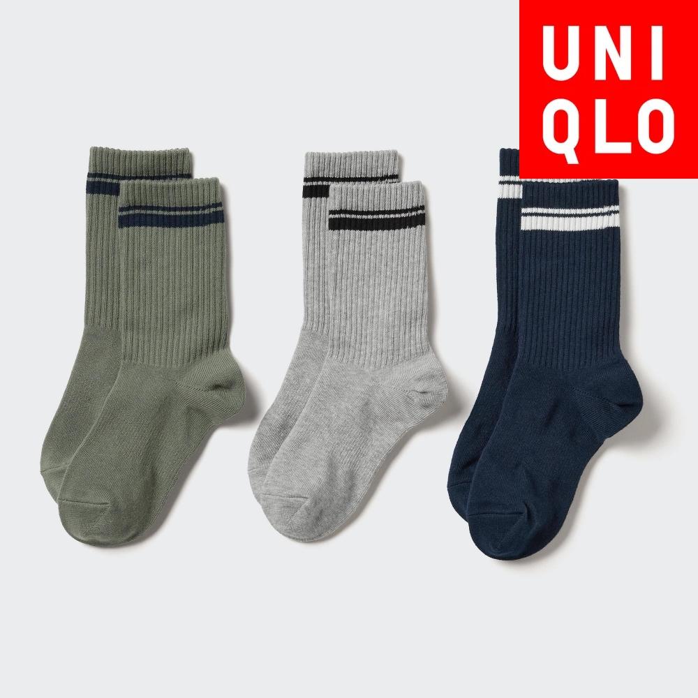

Детские носки Uniqlo 3p Line B 56 OLIVE/Kids 18cm