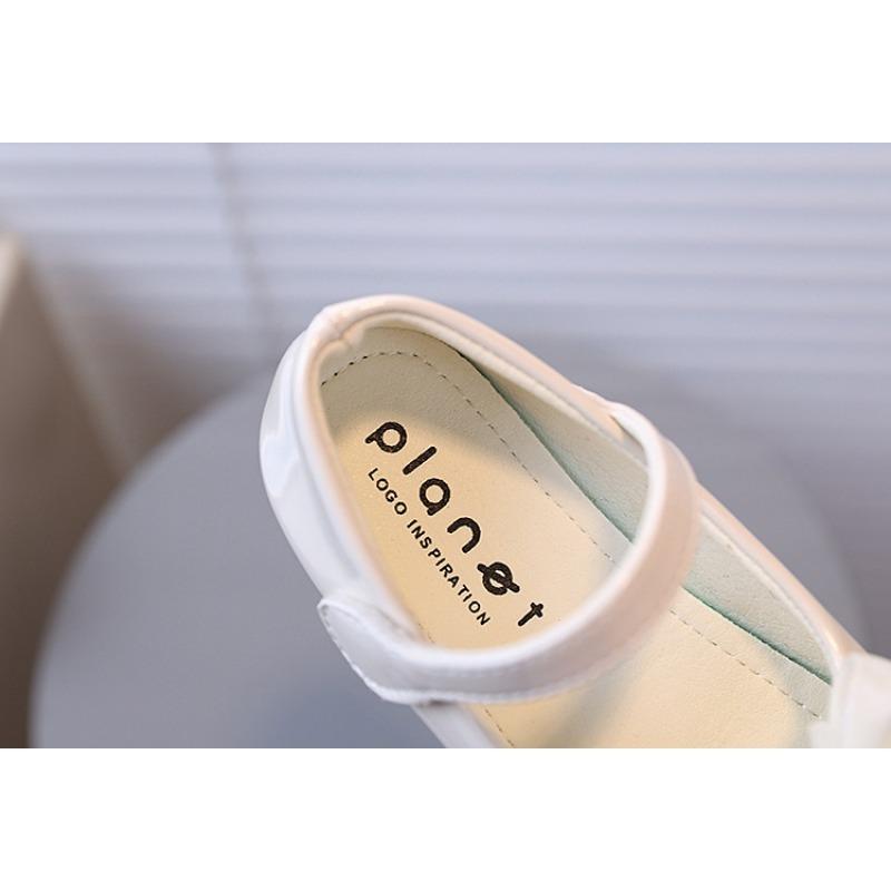 Spring, Summer, and Autumn New Style Bow Bear Design Girls' Comfortable Versatile Soft-Soled Flats for Performances, Fashionable Princess Style.