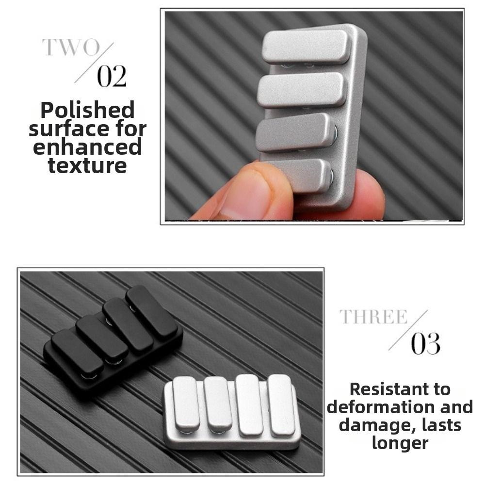 Magnetic Fidget Slider Rectangle Shape EDC Fidget Toys Mini Sensory Toys  Palm Play