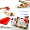 Venlohome Silicone Swiss Roll Baking Mat Nonstick Baking Pastry Rug Mat Cake Mold Pizza Pan Tray Oven Roll Mats Oven Liner Pad