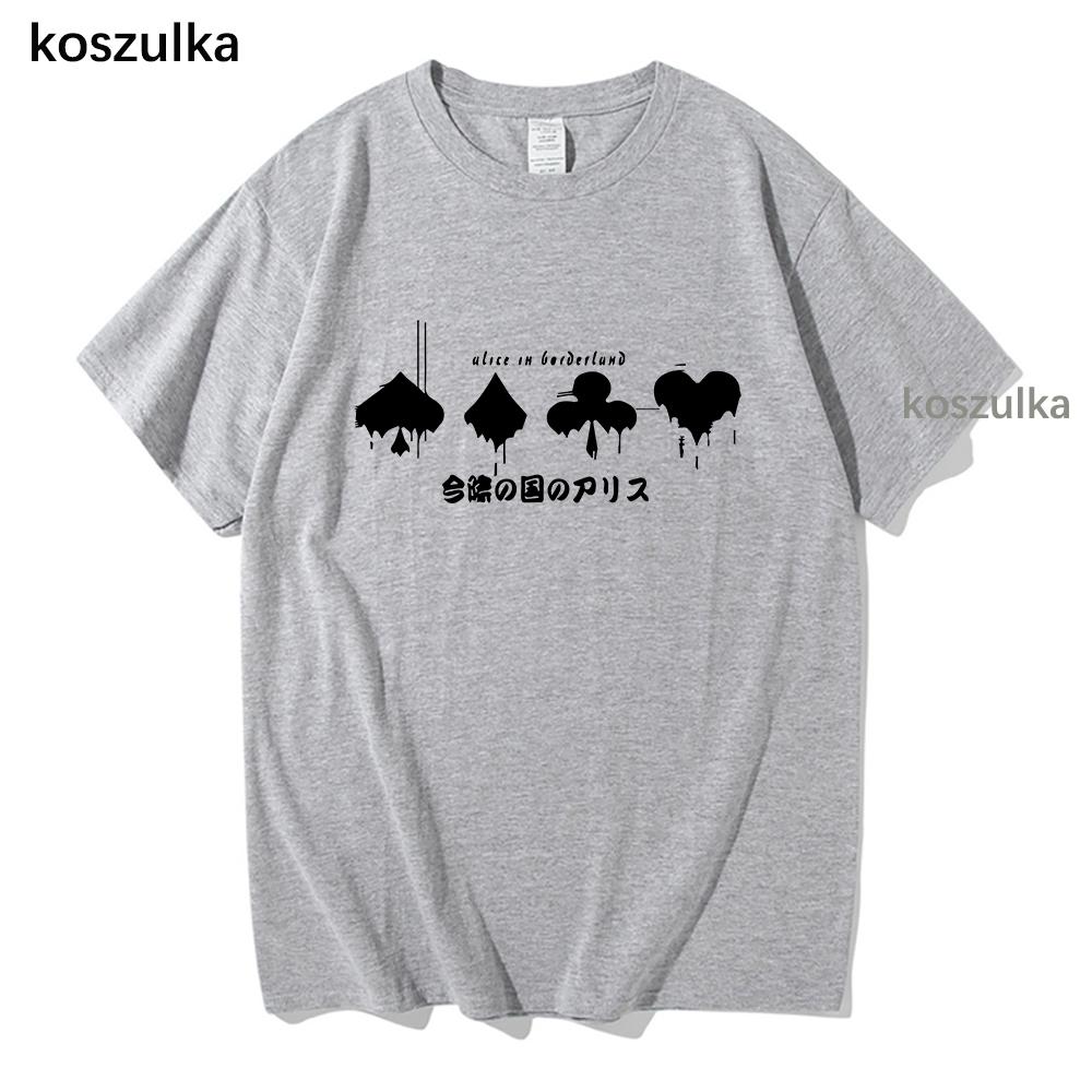 

Аліса в Прикордонні Усагі Арісу Куїна Чішія Футболки Бавовняна Футболка Круті Чоловічі/Жіночі Футболки Графічна Толстовка Літня Футболка S