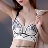 Autumn and Winter Lace Non-steel Ring Bra Gathered Warm Underwear Ladies Anti-sagging Bra