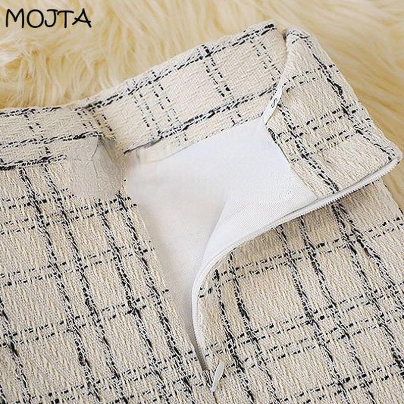 Женская элегантная повседневная офисная женская с высокой талией осенне-весенняя — фото 9