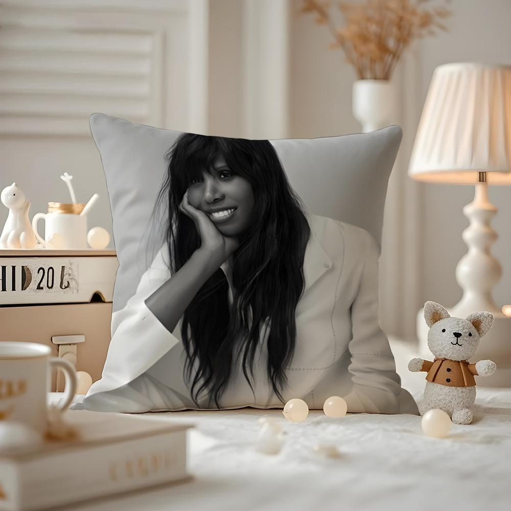 Honey Dijon Cushion Cover Anti-dustmite Pillowcase Invisible Zipper Silky Short Plush Sofa Cushion Cover