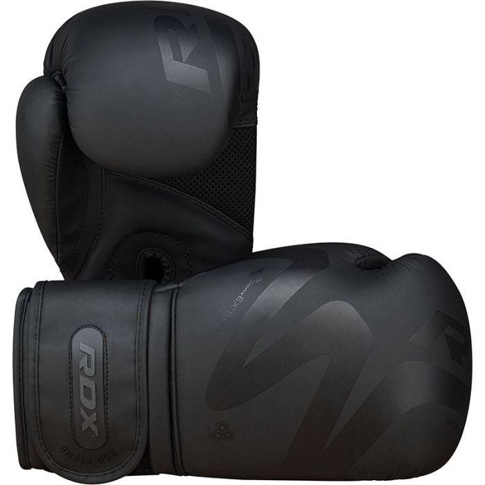 RDX F15 Boxing Gloves Black/Black 14oz
