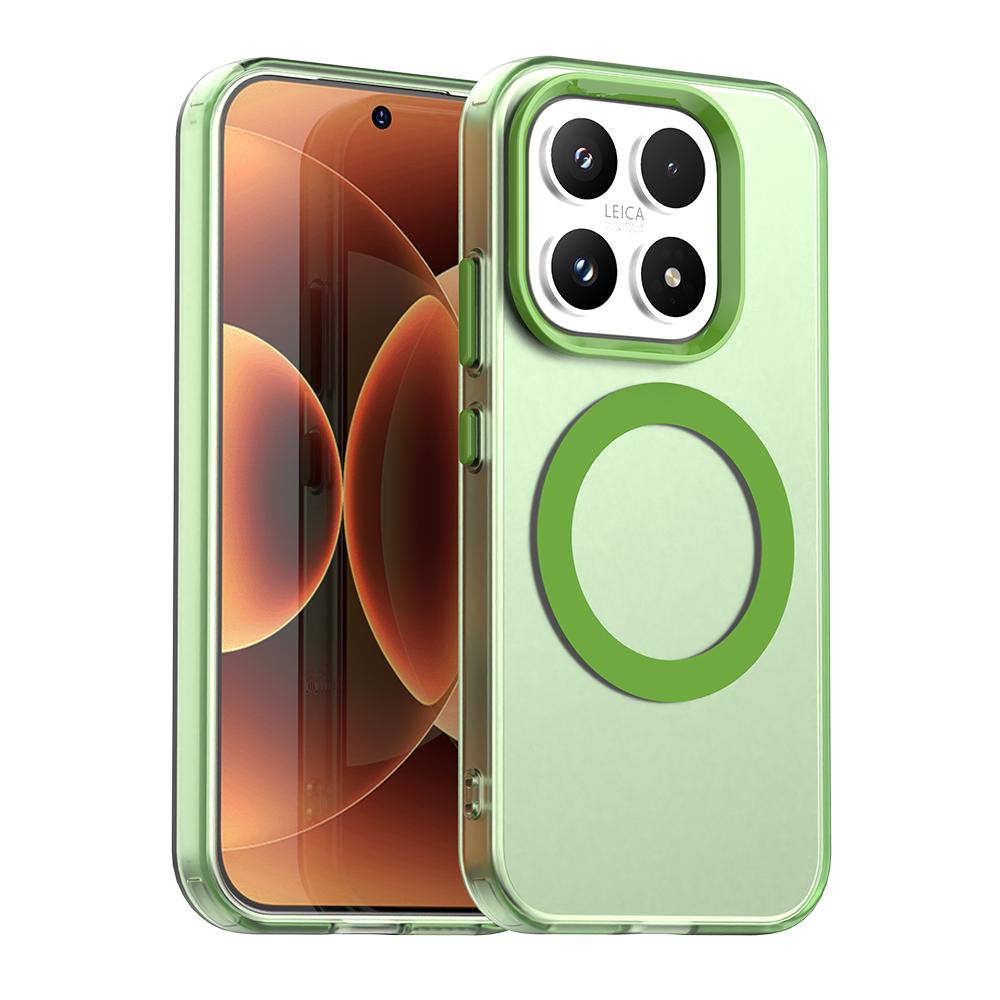 Matte Candy Magnetic Wireless Charge Transparent Case For Xiaomi 17 15T Pro Redmi Note 15 Pro Plus 15C Shockproof Phone Cover