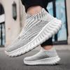 Fashion Couple Sock Shoes Breathable Socks Sneakers Knit Mesh Men's Jogging Walking Sneakers Unisex Lightweight Slip-on Loafers