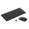 Snsowed KM901 Keyboard Mouse Combo 78 Keys Mini Keyboard and Mouse Set Portable Office Combo 2.4G