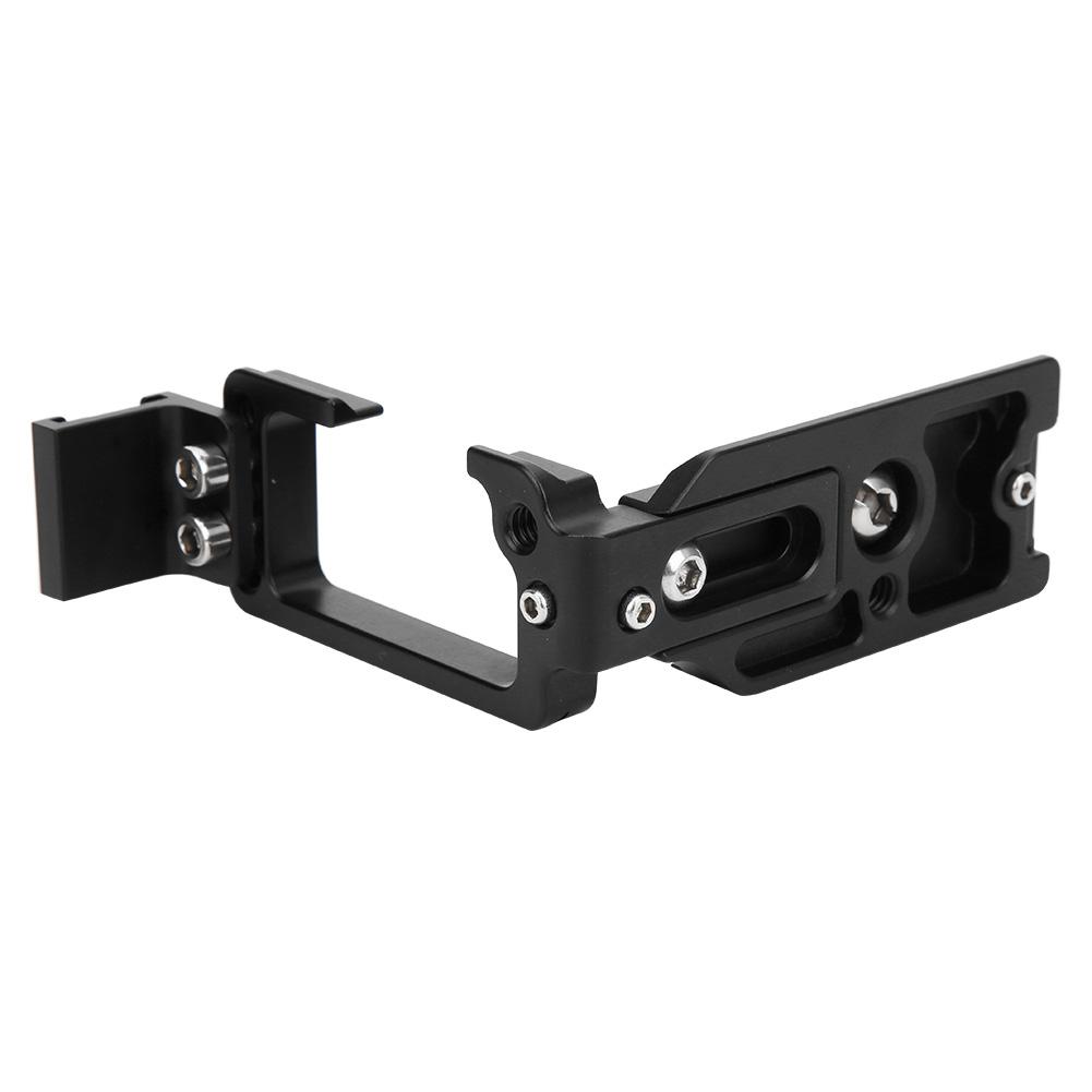 Stretchable Aluminium Alloy Quick Release L Plate Hand Grip Bracket for Canon EOS RP Mirrorless Camera with Hot Shoe Mount