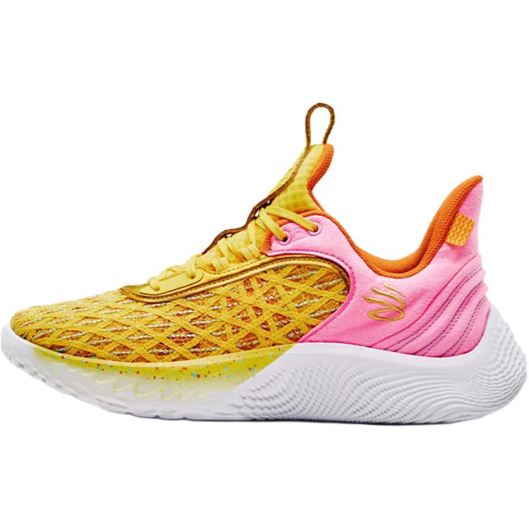 SESAME STREET x Under Armour Curry 9 Low top Performance Basketball Shoes Lemon 3024249-702 36